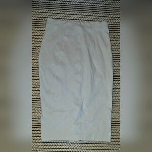 Elegant Cream Pencil Skirt